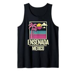 Ensenada Souvenir Mexiko Retro Vintage Reise Männer Frauen Tank Top von Ensenada Mexico Souvenir Clothing Apparel