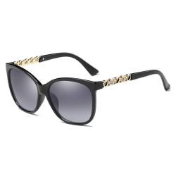 EnteLE Polarisierte Sonnenbrille für Damen mit UV-Schutz, Schwarz, Sonstiges von EnteLE