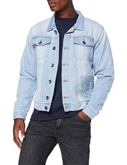 Enzo Herren Ezj391 Ven Jeansjacke, Light Stone Wash, M von Enzo