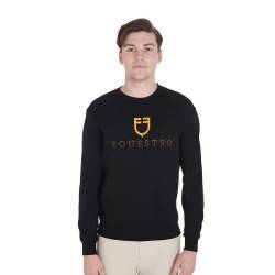 Pullover Men'S Cotton Crewneck Sweatshirt With Logo On The Chest von Equestro