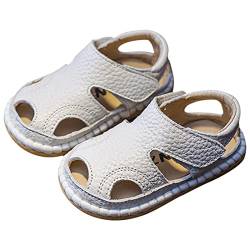 EraAja Elefanten Lauflernschuhe Sommer Baby Sandalen 0 3 alt Junge Kleinkind Schuhe Weiche Sohle Baby Mädchen Atmungsaktive Strandschuhe Sandalen Baby Wasser (White, 22 Infant) von EraAja