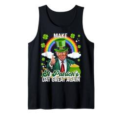 Machen Sie den St. Patricks Day wieder zu einem großartigen Erlebnis: Shenanigans Lucky Shamrock Tank Top von Eric 69 Designs