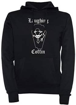 Sao Guild - Laughing Coffin Unisex Herren Damen Kapuzenpullover Sweatshirt Pullover Schwarz Größe XL Men's Women's Hoodie Black T-Shirt X-Large Size XL von Erido