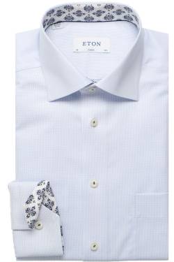 ETON Classic Fit Hemd hellblau, Einfarbig von Eton