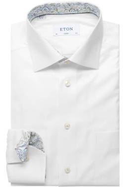 ETON Classic Fit Hemd weiss, Einfarbig von Eton