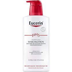 Eucerin pH5 Waschlotion mit Pumpe für Körper und Gesicht, 400 ml Lotion von Eucerin