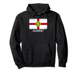 Alderney Flagge Europa Pride In My DNA für Männer Frauen Kinder Pullover Hoodie von Europe Flags In My DNA