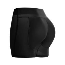 Eventerde Gepolsterte Höschen, Po-Vergrößerer, gepolsterte Po-Unterwäsche | Atmungsaktive 3D-Latex-Mesh-Po-Enhancer-Unterwäsche,Nahtlose Boyshorts Po-Lifting-Unterwäsche für Frauen, straffen und heben von Eventerde