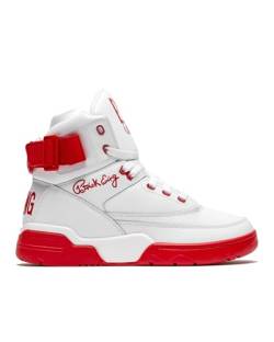 PATRICK EWING ATHLETICS 33 HI OG White/Red 1BM00554-128, Mehrfarbig/Meereswellen (Ocean Tides), 42.5 EU von Ewing