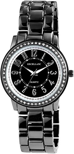 Excellanc Damen-Armbanduhr Analog Quarz Verschiedene Materialien 152171000104 von Excellanc