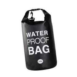 F Fityle Wasserdichter Dry Bag Schwimmsack für Herren und Damen, hält die Ausrüstung trocken, Aufbewahrungstasche, wasserdichter Sack für Bootfahren, Reisen, 20L von F Fityle