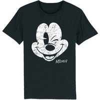 F4NT4STIC T-Shirt Disney Micky Maus Gesicht Vintage Look Premium Qualität von F4NT4STIC