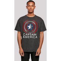 F4NT4STIC T-Shirt Marvel Captain America Flash Logo Premium Qualität von F4NT4STIC