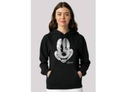 Kapuzenpullover F4NT4STIC "Disney Micky Maus Gesicht Vintage Look" Gr. 3XL, schwarz Damen Pullover Premium Qualität von F4NT4STIC