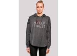 Kapuzenpullover F4NT4STIC "Stranger Things Hoppers Live Netflix TV Series" Gr. XS, grau (charcoal) Damen Pullover Premium Qualität von F4NT4STIC