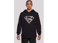 Sweatshirt F4NT4STIC "Hoodie DC Comics Superman Floral Logo Superheld" Gr. L, schwarz Herren Sweatshirts Herren,Premium Merch,Slim-Fit,Kapuzenpullover,Bedruckt von F4NT4STIC