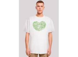 T-Shirt F4NT4STIC "Sesamstraße Oscar hearty" Gr. 4XL, weiß Herren Shirts Premium Qualität, Weihnachts-Kollection von F4NT4STIC