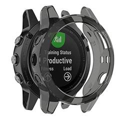 FACDEM Schutzhülle für Garmin Fenix 7 7X 6 6S 6X Pro Smartwatch-Schutzrahmen aus weichem, kristallklarem TPU für 5 5S 5X Plus, For Fenix 5S 5S Plus, Achat von FACDEM