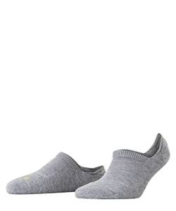 FALKE Damen Füßlinge Cool Kick Invisible W IN weich atmungsaktiv schnelltrocknend unsichtbar einfarbig 1 Paar, Grau (Light Grey 3400), 39-41 von FALKE