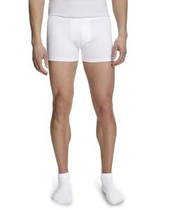 FALKE Herren Daily Comfort 2-Pack M BX Baumwolle atmungsaktiv 2 Stück Boxershorts, Weiß (White 2000), S (2er Pack) von FALKE