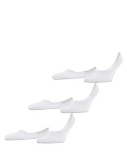 FALKE Herren Füßlinge Invisible Step Medium Cut 3-Pack M IN Baumwolle unsichtbar einfarbig 3 Paar, Weiß (White 2000) neu - umweltfreundlich, 41-42 von FALKE