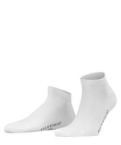 FALKE Herren Sneakersocken Cool 24/7 M SN Baumwolle kurz einfarbig 1 Paar, Weiß (White 2000) neu - umweltfreundlich, 45-46 von FALKE