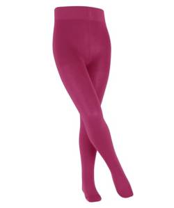 FALKE Unisex Kinder Strumpfhose Family K TI nachhaltige biologische Baumwolle dick einfarbig 1 Stück, Lila (Fuchsia 8856) neu - umweltfreundlich, 134-146 von FALKE