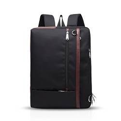 FANDARE Mode Rucksack 3 In 1 Crossbody Tasche 15.6 Zoll Laptop Rucksack Geschäft Tasche Reise Handtasche Schultertasche Universitätsstudent Draussen Rucksack Wasserdicht Damen Herren Polyester Schwarz von FANDARE