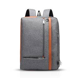 FANDARE Mode Rucksack 3 In 1 Crossbody Tasche 15.6 Zoll Laptop Rucksack Geschäft Tasche Reise Handtasche Schultertasche Universitätsstudent Draussen Rucksack Wasserdicht Damen Herren Polyester Grau von FANDARE