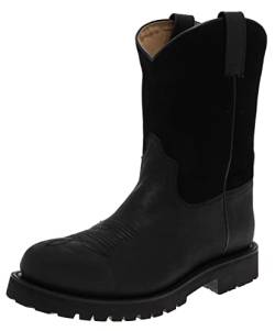 FB Fashion Boots Damen Cowboystiefel Spurs Schwarz Lederstiefel Westernreitstiefel 38 EU von FB Fashion Boots