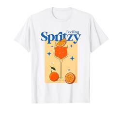 FEELING SPRITZY X HALLÖCHEN APERÖLCHEN NEW EDITION - Frontal T-Shirt von FEELING SPRITZY - APEROLLIN' SPRITZ CLUB NEW