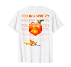 FEELING SPRITZY X Holy Aperoli Typography. BACKPRINT T-Shirt von FEELING SPRITZY X DELUXE SPRITZ FASHION #1