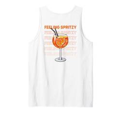 FEELING SPRITZY X Holy Aperoli Typography. BACKPRINT Tank Top von FEELING SPRITZY X DELUXE SPRITZ FASHION #1