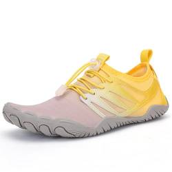 FELDLUFT Run - Sport Barfußschuhe Leichte Straßenlaufschuhe für Damen und Herren – Minimalistische Outdoor Schuhe Sohle mit hydrophoben Löchern rutschfeste, atmungsaktive Fünf-Finger-Angelschuhe von FELDLUFT