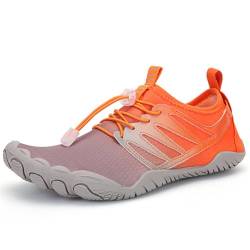 FELDLUFT Run - Sport Barfußschuhe Leichte Straßenlaufschuhe für Damen und Herren – Minimalistische Outdoor Schuhe Sohle mit hydrophoben Löchern rutschfeste, atmungsaktive Fünf-Finger-Angelschuhe von FELDLUFT