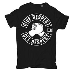 FELDWEGHEIZER Übergrößen 3XL - 8XL TShirt Biker Motiv Give Respect to get Respect Motorrad von FELDWEGHEIZER