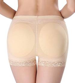 FEOYA Damen Butt Lifter Push-up Panties Miederslip mit Bauch-Weg-Effekt Miederpants String Mieder Butt Lifter Shaper figurenformend Shapewear von FEOYA