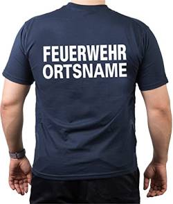 T-Shirt Feuerwehr mit eigenem Ortsnamen L von FEUER1
