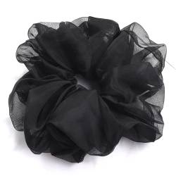 FGDTREE Organza Scrunchies Haargummis, elastische Haarbänder für Damen, luxuriös, weiches Haar-Accessoire, Mädchen, Pferdeschwanz-Halter, Haarseil von FGDTREE