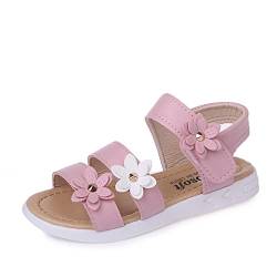 Blumen Prinzessin Schuhe Mädchen Sandalen Mädchen Sommersandalen Krabbelschuhe Baby Mädchen Lauflernschuhe Rutschfest Kleinkindschuhe Hausschuhe Kinder Römische Schuhe Kleinkind Schuhe Mädchen von FGUUTYM