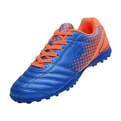 FGUUTYM Kinder-Fußballschuhe, Lauftrainingsschuhe für Schüler und Sportler im von 7 bis 15 Jahren Damen Dunkelblau (Blue, 31 Little Child) von FGUUTYM