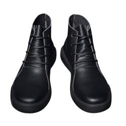 FGUUTYM [Mode Lässige Bare Boots für Herren, High Street, bequem und für alle Jahreszeiten geeignet Weiße Schuhe Herren 41 (4-Black, 41) von FGUUTYM