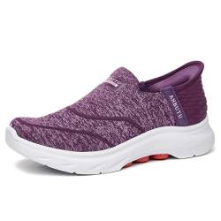 FIENZA Slip On Sneaker Damen Herren Freihändig Schlupfschuhe Handfrei Sportschuhe Walkingschuhe Slip on Fitnessschuhe Outdoor Freizeitschuhe von FIENZA