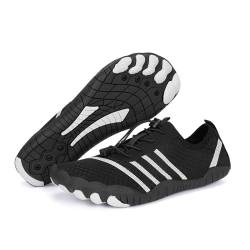 FIENZA Unisex Barfußschuhe Damen Herren Traillaufschuhe rutschfest Fitnessschuhe Atmungsaktiv Barfussschuhe Weich Leicht Badeschuhe Breiter Zehenbox Schnell Trocknend Strandschuhe von FIENZA