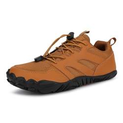 FIENZA Unisex Barfußschuhe Herren Damen Traillaufschuhe rutschfeste Wanderschuhe Schnell Trocknend Outdoor Fitnessschuhe Sneaker Breiter Zehenbox Outdoor Zehenschuhe von FIENZA