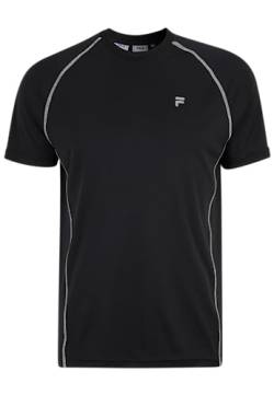 FILA Herren LEXOW Raglan T-Shirt, Black, L von FILA