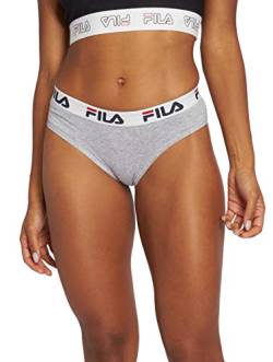 Fila Damen 2-Pack Urban Brief Fu6043 Hipster, Grau (Grey 400), L (2er Pack) von FILA