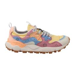 FLOWER MOUNTAIN Sneaker YAMANO 3, Rauleder, Rot, Damen EU 38 von FLOWER MOUNTAIN