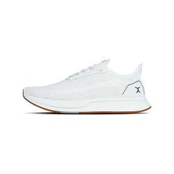 FLUX FOOTWEAR Adapt Runner Barfuß-Laufschuh, Weiß/Gum Rn, 11 Wide Women/9.5 Wide Men von FLUX FOOTWEAR