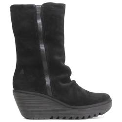 Fly London Damen Yemy408fly Halblange Stiefel, Schwarz, 36 EU von FLY London